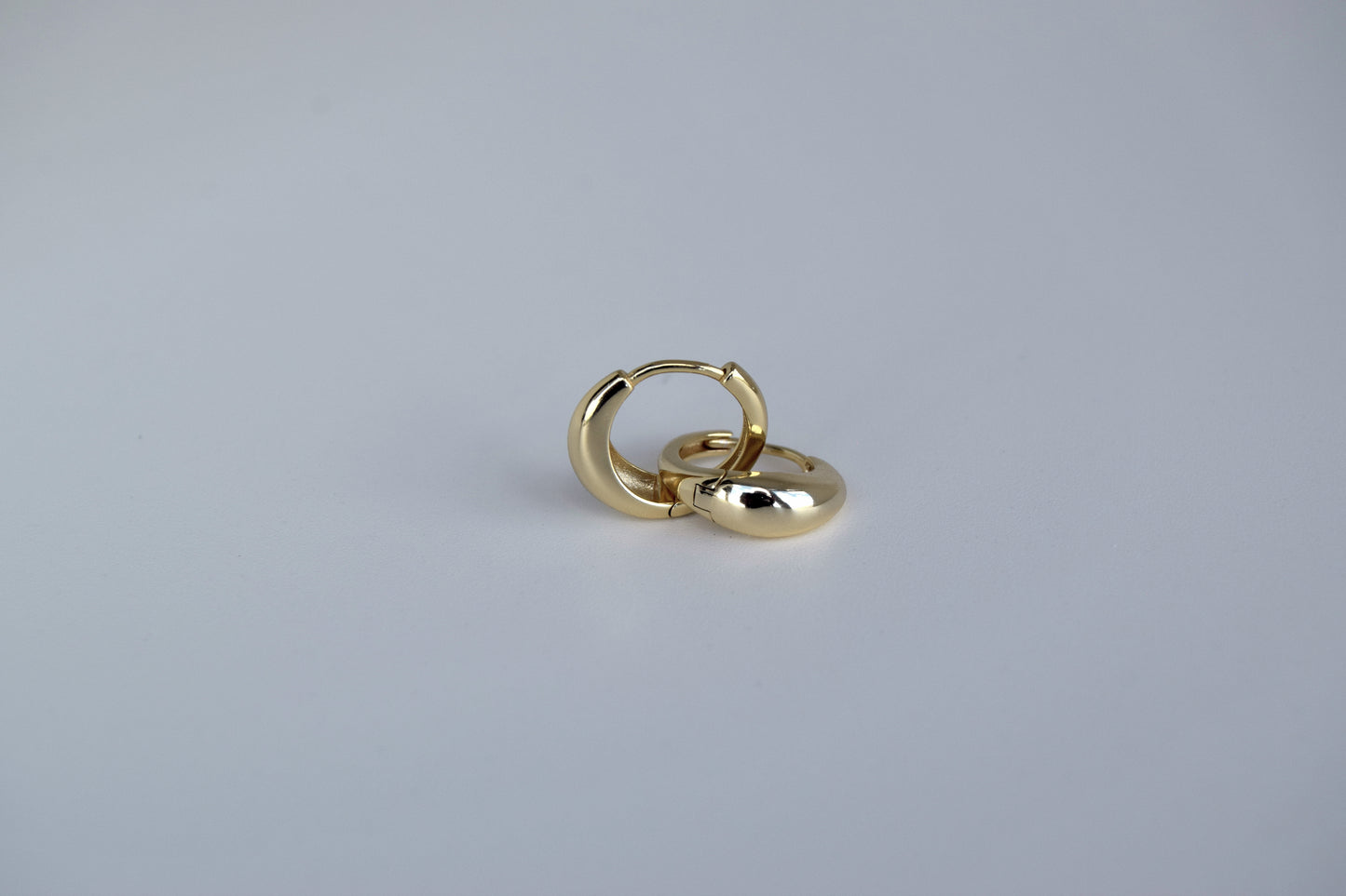 Gold Plated Huggie Earrings