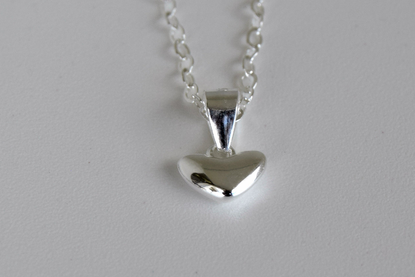 Sterling Silver Small Heart Necklace