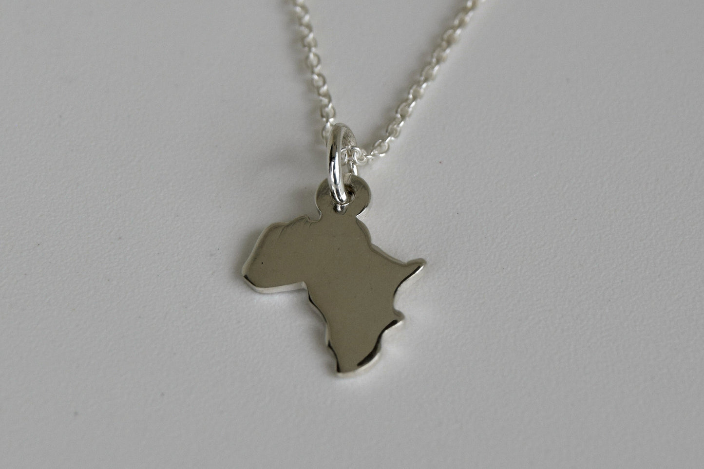 Sterling Silver Africa Necklace