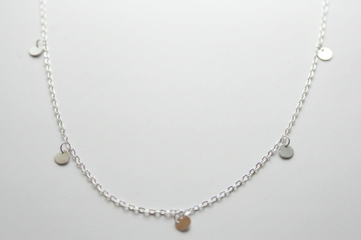 Small Multi Disc Necklace