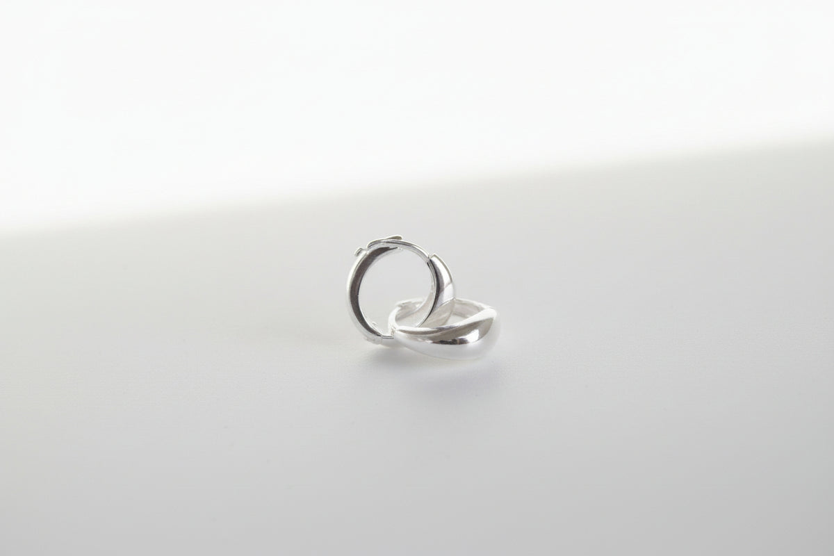 Sterling Silver Huggie Earrings