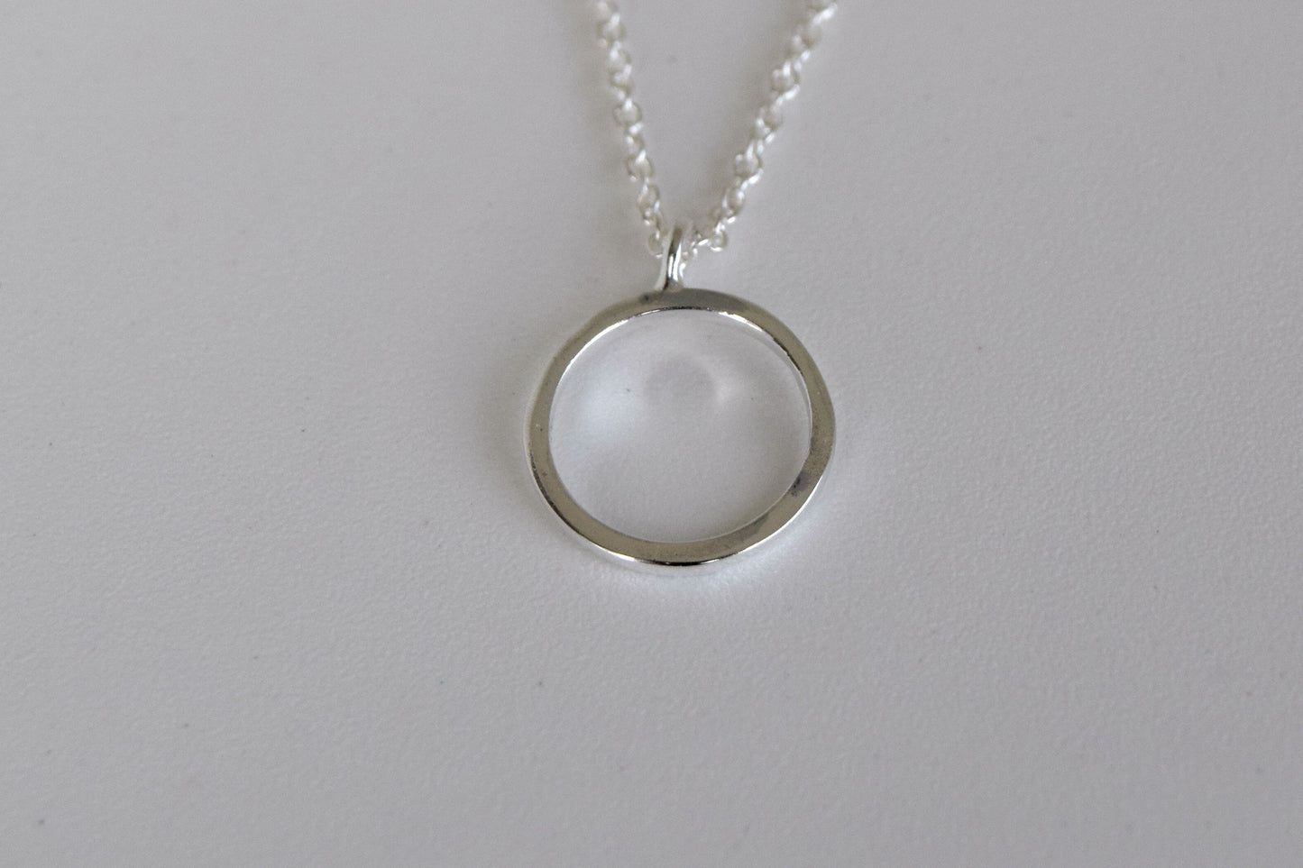 Sterling Silver Circle Necklace