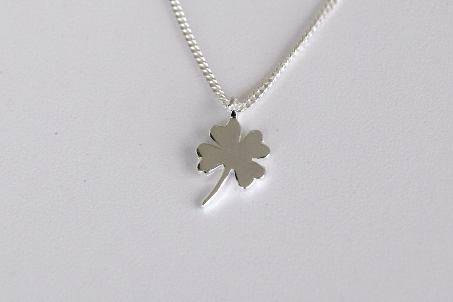 Sterling Silver Clover Necklace