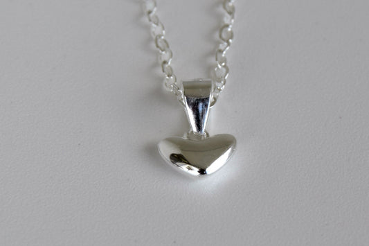 Sterling Silver Small Heart Necklace