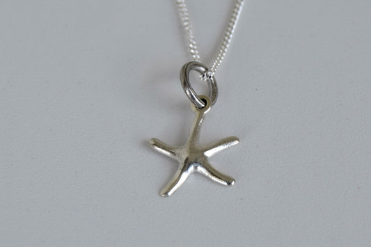 Sterling Silver Starfish Necklace