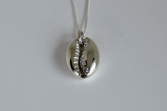 Sterling Silver Cowrie Shell Necklace