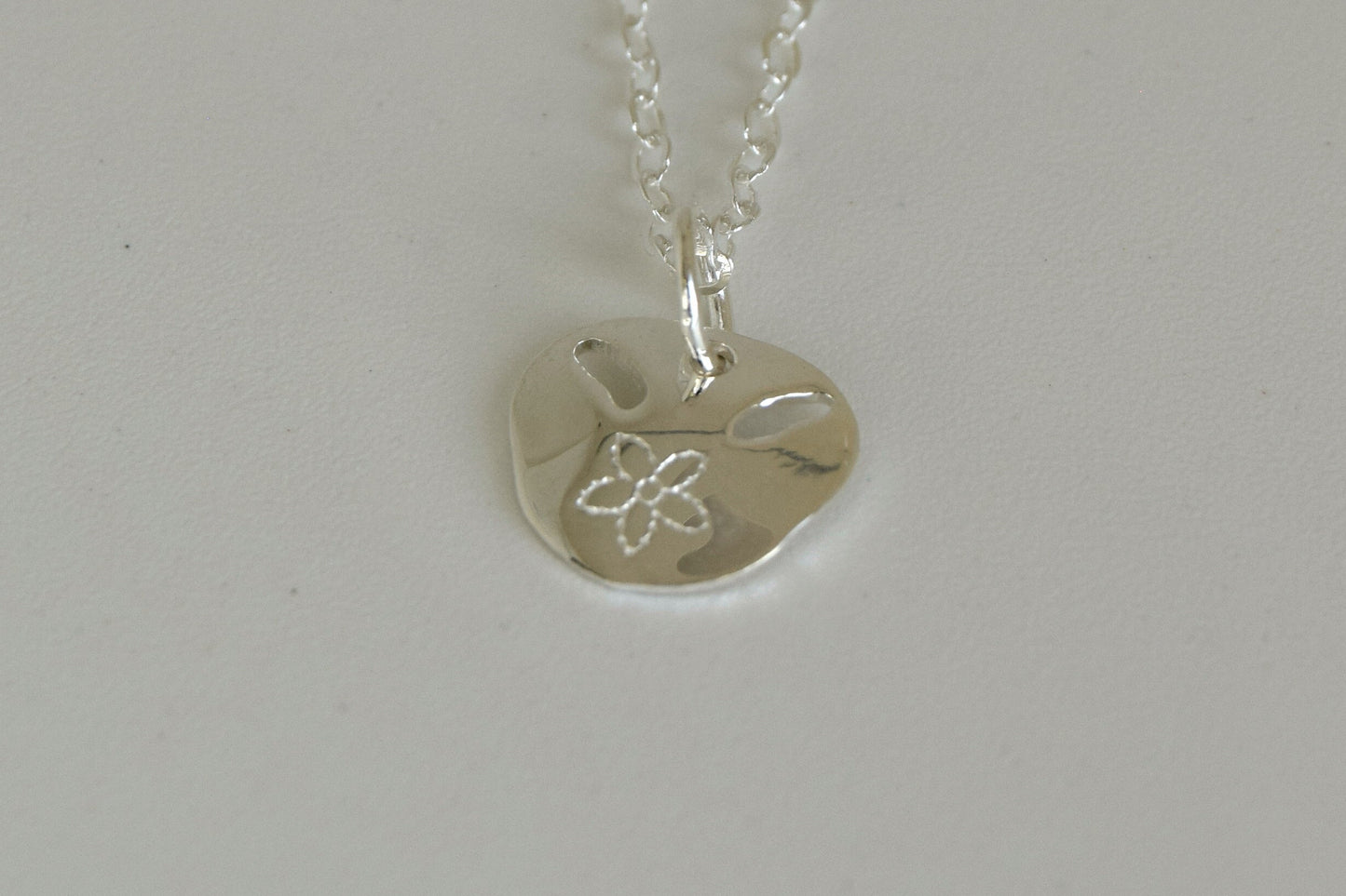 Sterling-Silver Pansy Necklace