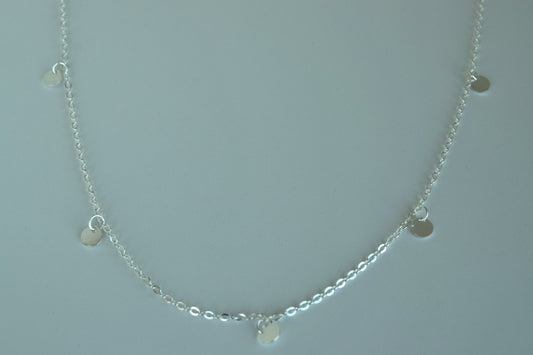 Small Multi Disc Necklace