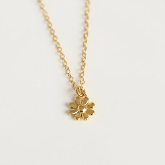 Gold Plated Daisy Necklace