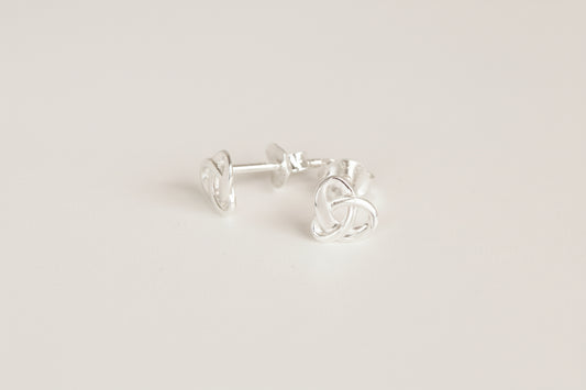 Sterling Silver Celtic Knot Stud Earrings